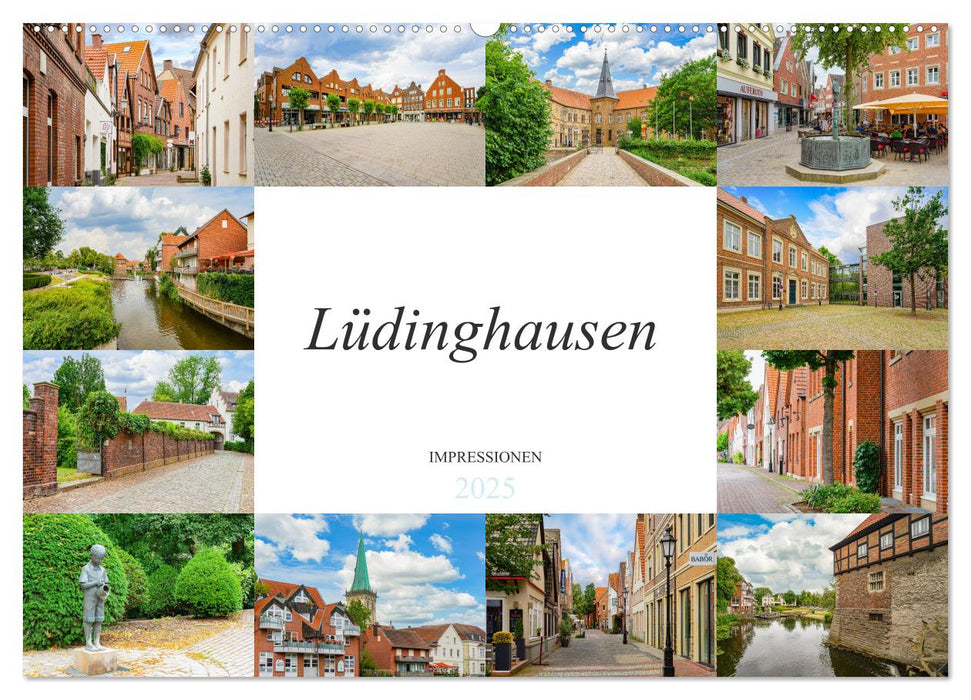 Lüdinghausen Impressionen (CALVENDO Wandkalender 2025)