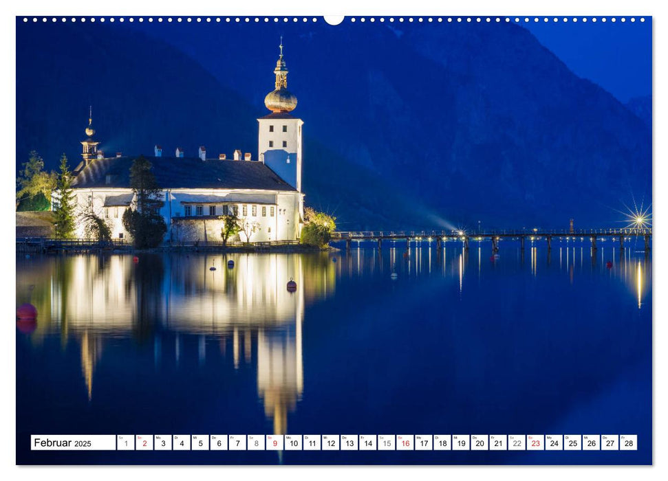 Ein Frühling am Traunsee - Verträumte Ansichten (CALVENDO Wandkalender 2025)