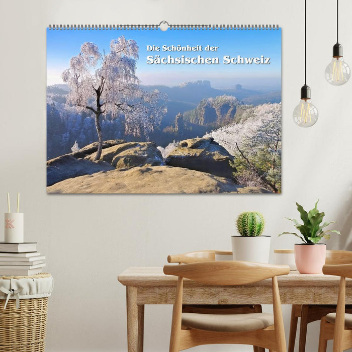 Die Schönheit der Sächsischen Schweiz (CALVENDO Wandkalender 2025)