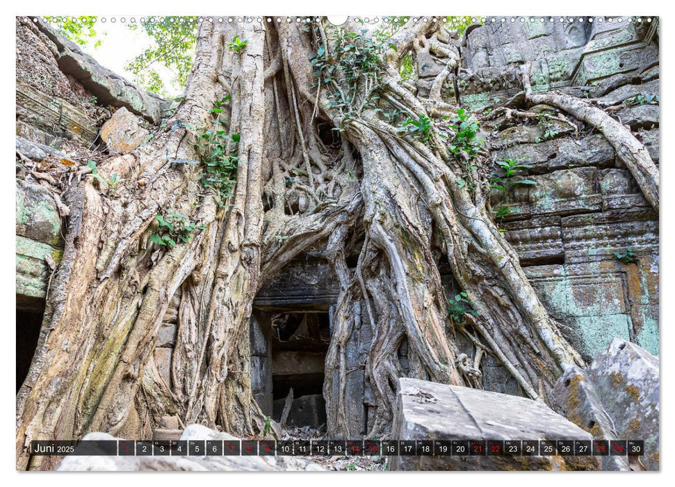 Angkor - Die Tempel der Khmer (CALVENDO Premium Wandkalender 2025)