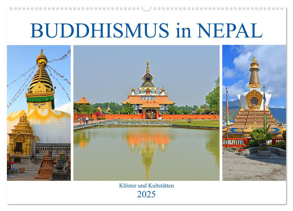 BUDDHISMUS in NEPAL (CALVENDO Wandkalender 2025)