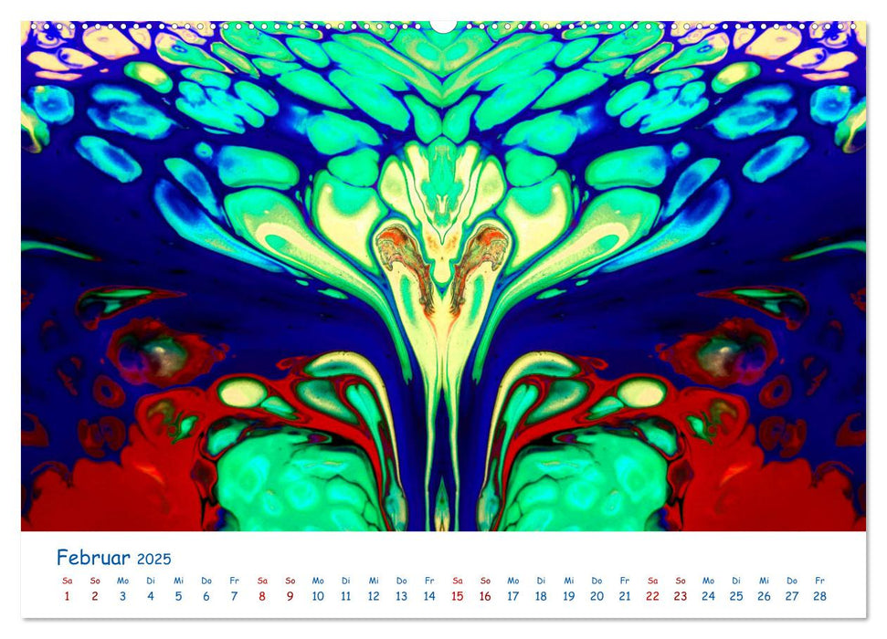 Farben im Fluss (CALVENDO Premium Wandkalender 2025)