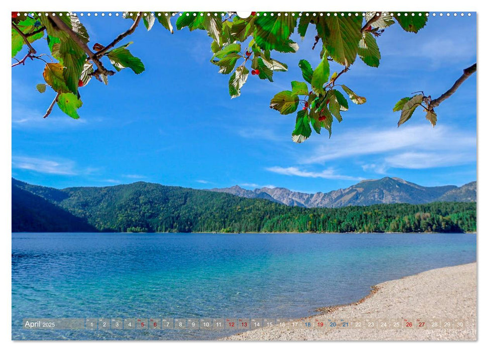 Garmisch Partenkirchen Land - Wasser und Berge sind Leben (CALVENDO Premium Wandkalender 2025)