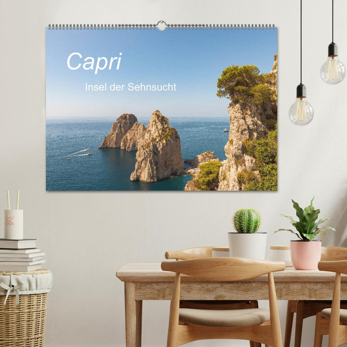 Capri, Insel der Sehnsucht (CALVENDO Wandkalender 2025)