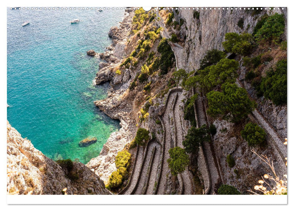 Capri, Insel der Sehnsucht (CALVENDO Wandkalender 2025)