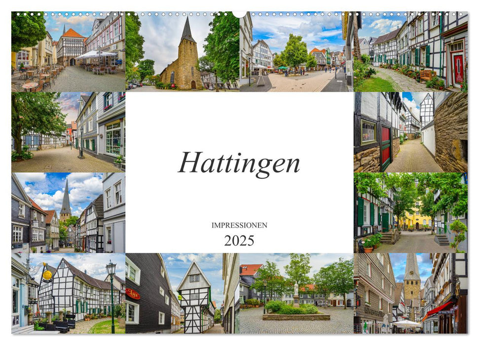 Hattingen Impressionen (CALVENDO Wandkalender 2025)