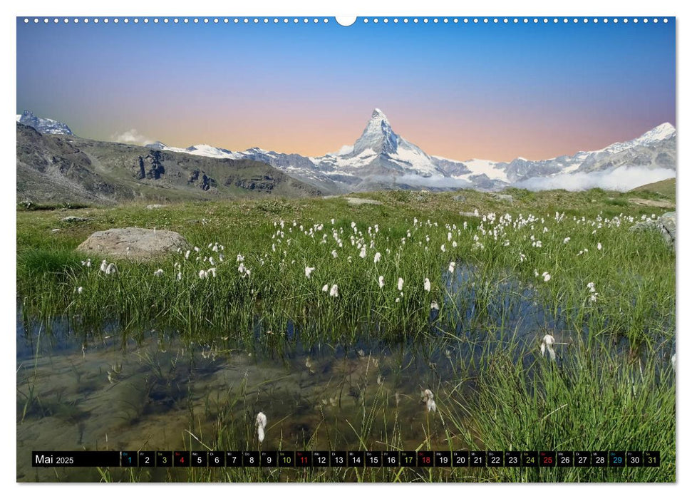 Und ewig lockt das Matterhorn (CALVENDO Premium Wandkalender 2025)