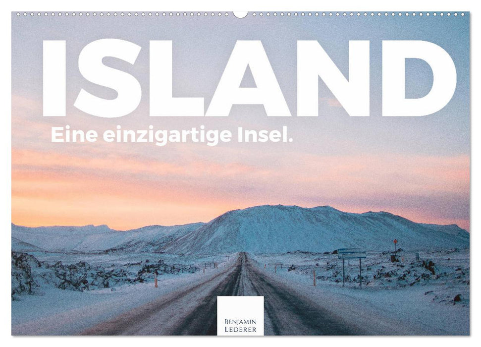 Island - Ein einzigartige Insel. (CALVENDO Wandkalender 2025)