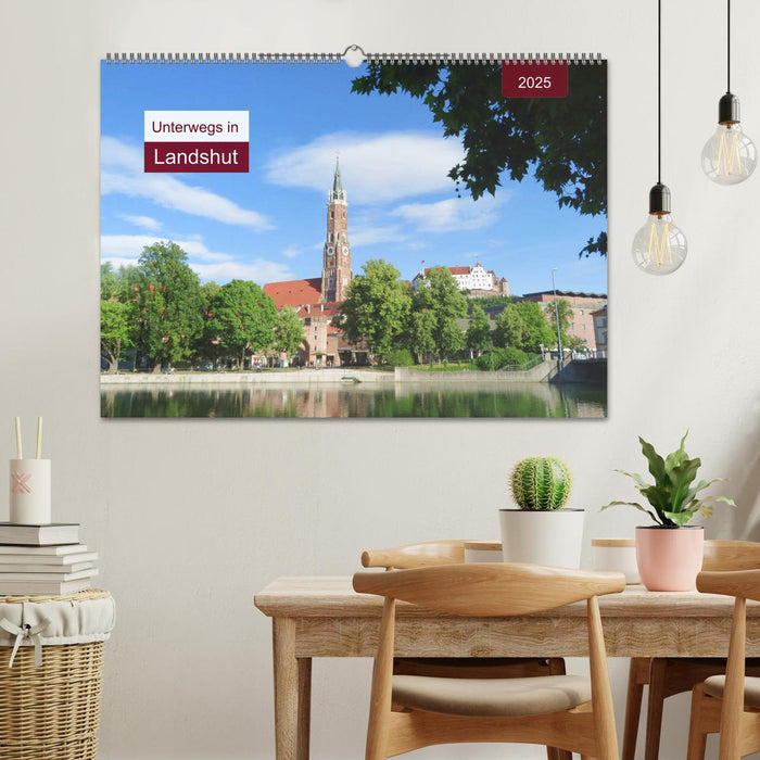 Unterwegs in Landshut (CALVENDO Wandkalender 2025)