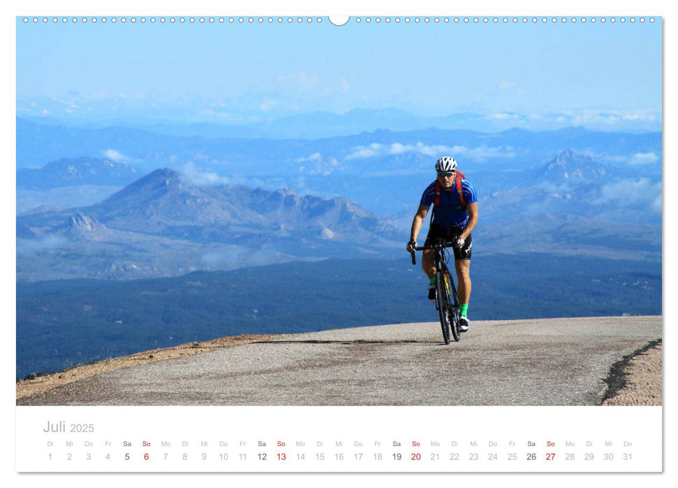 Colorado - Höhenrausch mit dem Rennrad (CALVENDO Premium Wandkalender 2025)