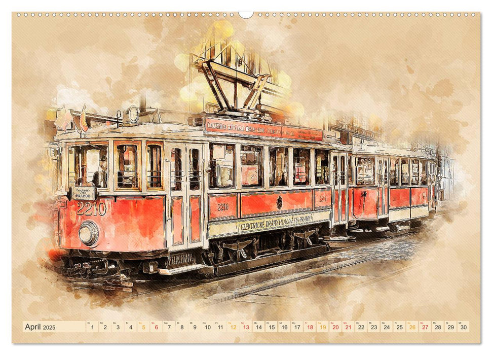 Straßenbahn - Faszination auf Rädern (CALVENDO Premium Wandkalender 2025)