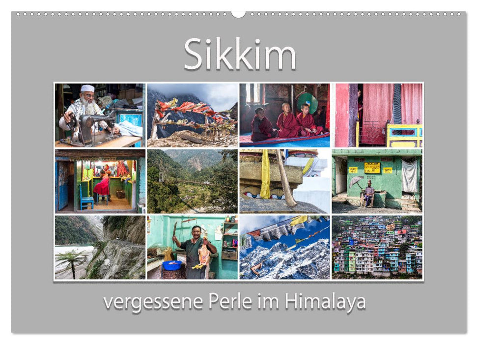 Sikkim - vergessene Perle im Himalaya (CALVENDO Wandkalender 2025)