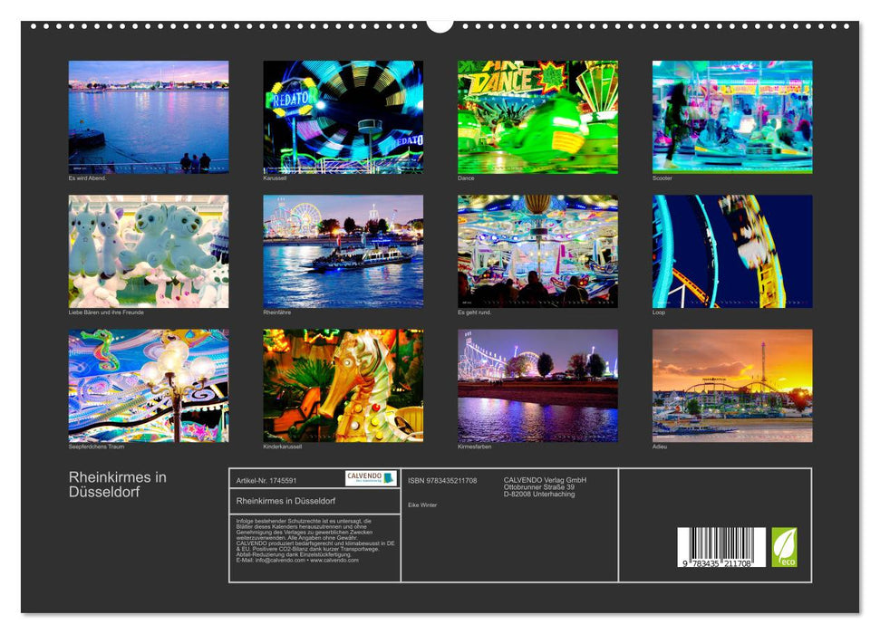 Rheinkirmes in Düsseldorf (CALVENDO Premium Wandkalender 2025)