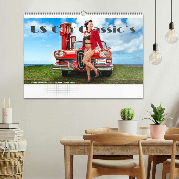 US-Car Classic's (CALVENDO Wandkalender 2025)