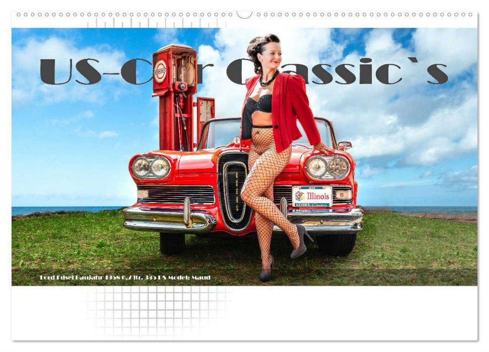 US-Car Classic's (CALVENDO Wandkalender 2025)