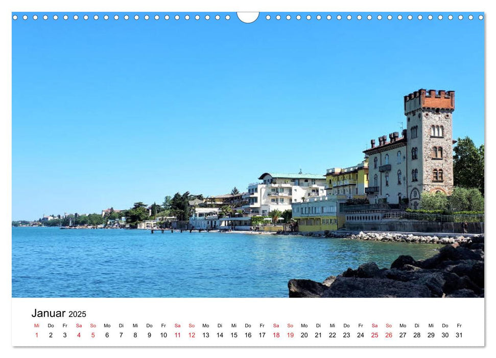 Traumhafter Gardasee: Desenzano und Sirmione (CALVENDO Wandkalender 2025)