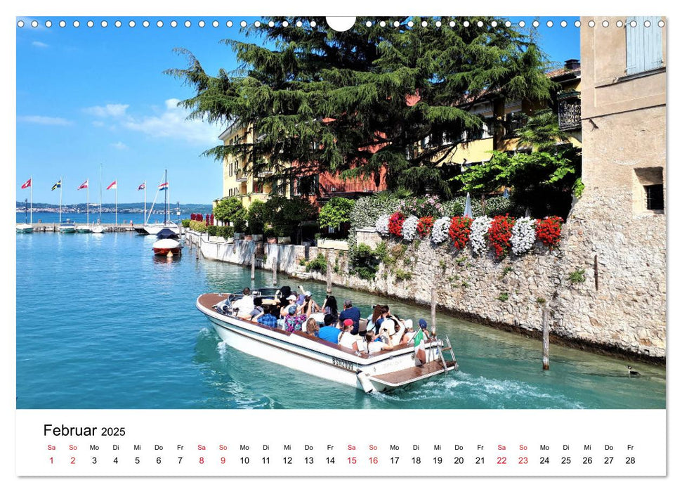 Traumhafter Gardasee: Desenzano und Sirmione (CALVENDO Wandkalender 2025)