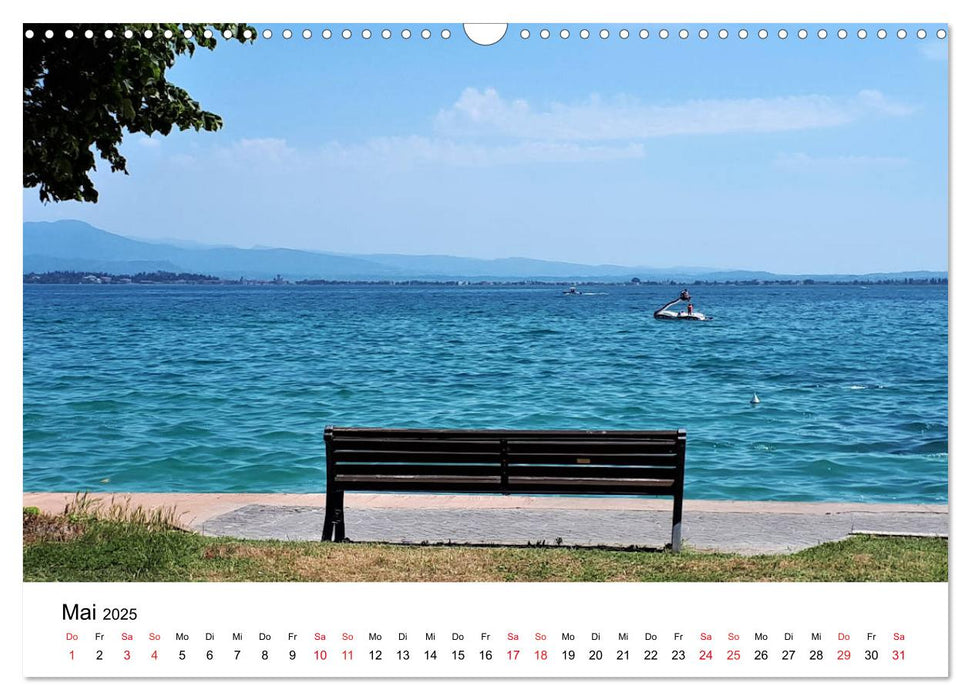 Traumhafter Gardasee: Desenzano und Sirmione (CALVENDO Wandkalender 2025)