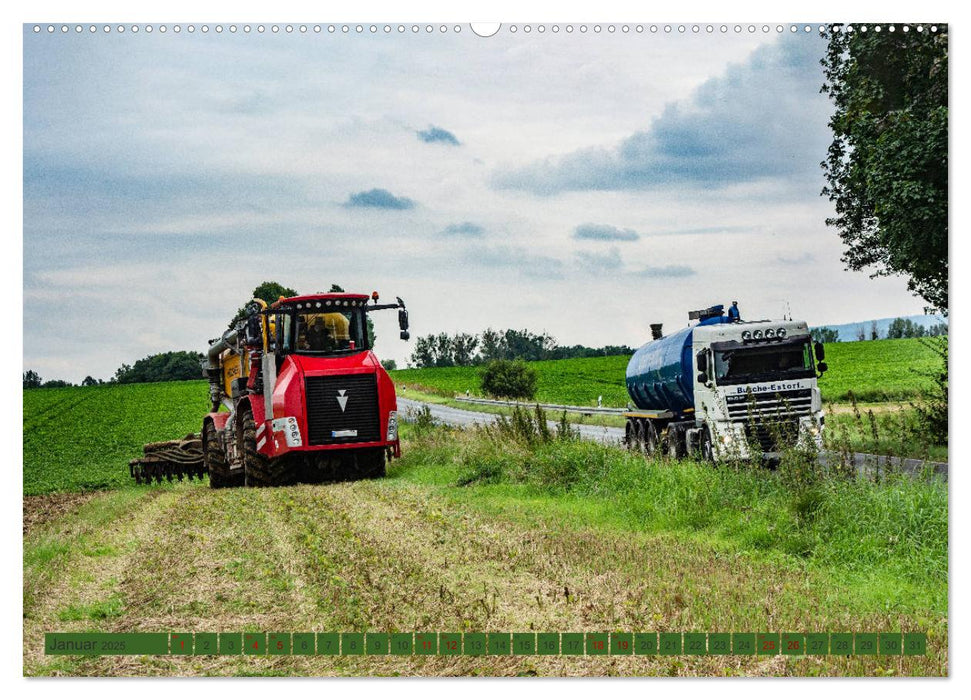 Landwirtschaft - Gülleausbringung (CALVENDO Premium Wandkalender 2025)