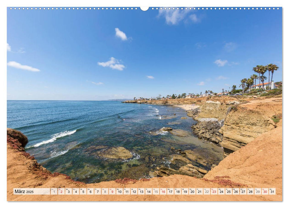 SAN DIEGO Idylle und urbane Impressionen (CALVENDO Premium Wandkalender 2025)