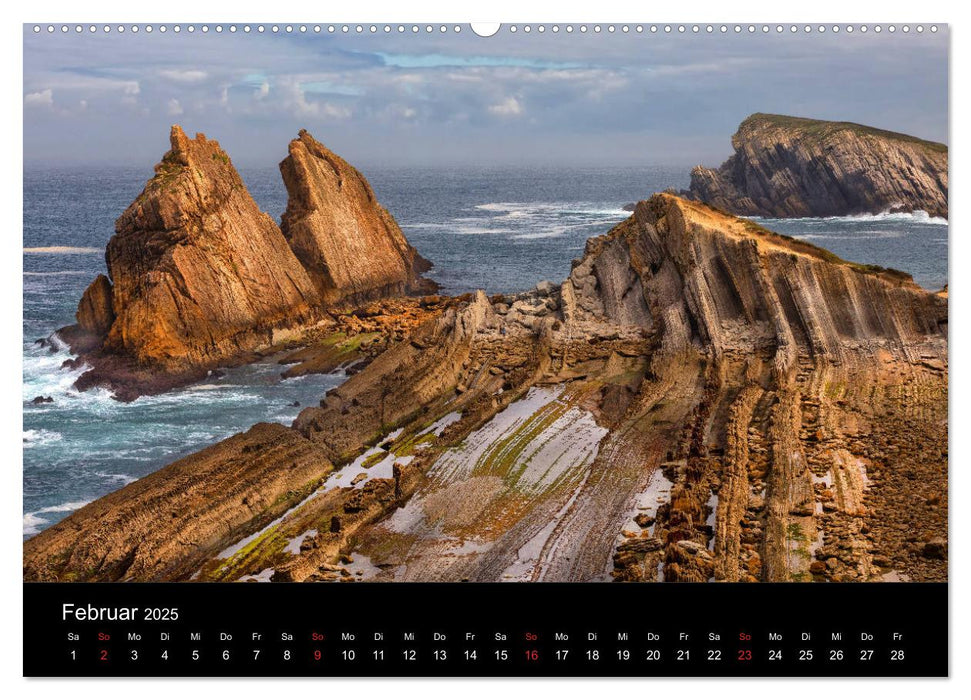 Wildes Nordspanien (CALVENDO Premium Wandkalender 2025)