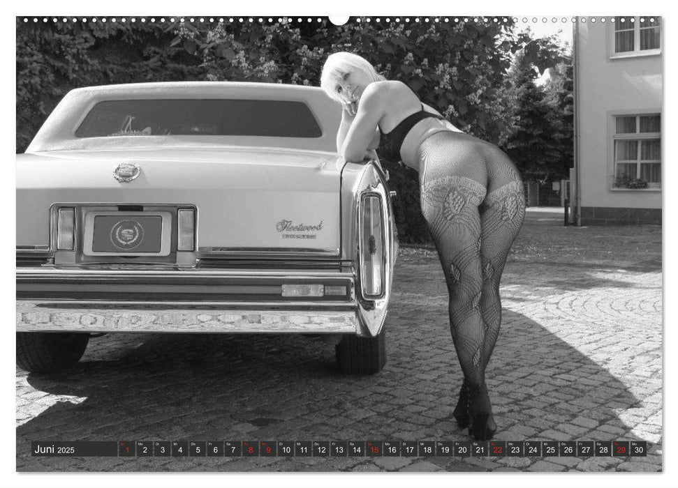 13 Models & US-Cars (CALVENDO Premium Wandkalender 2025)