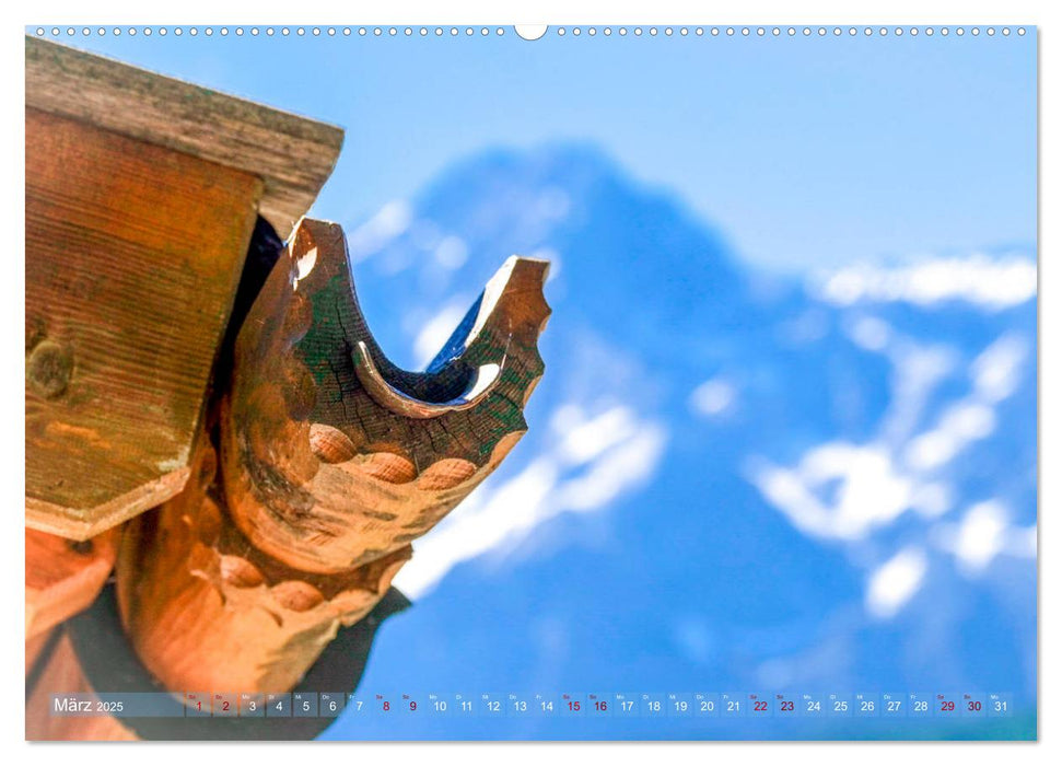 Garmisch Partenkirchen Land - Wasser und Berge sind Leben (CALVENDO Wandkalender 2025)