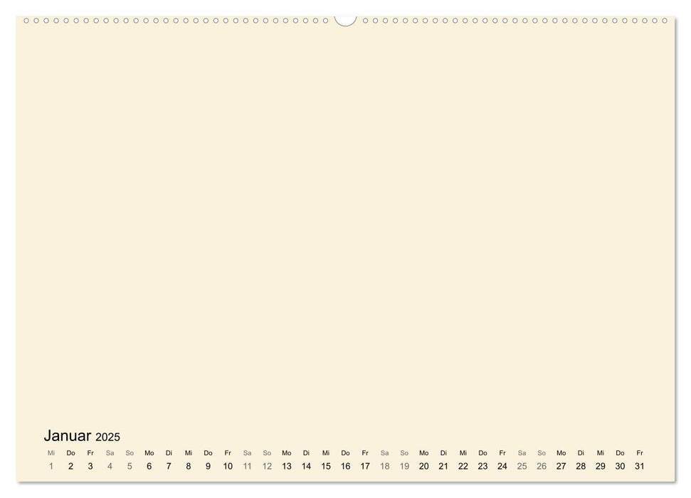 DIY Bastel-Kalender -Warme Pastell Farben- Zum Selbstgestalten (CALVENDO Premium Wandkalender 2025)