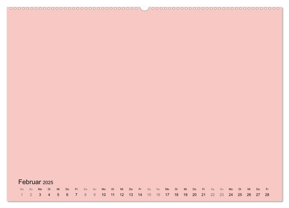 DIY Bastel-Kalender -Warme Pastell Farben- Zum Selbstgestalten (CALVENDO Premium Wandkalender 2025)