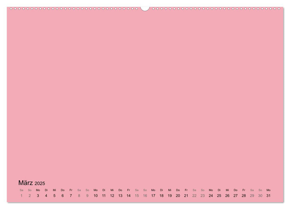 DIY Bastel-Kalender -Warme Pastell Farben- Zum Selbstgestalten (CALVENDO Premium Wandkalender 2025)