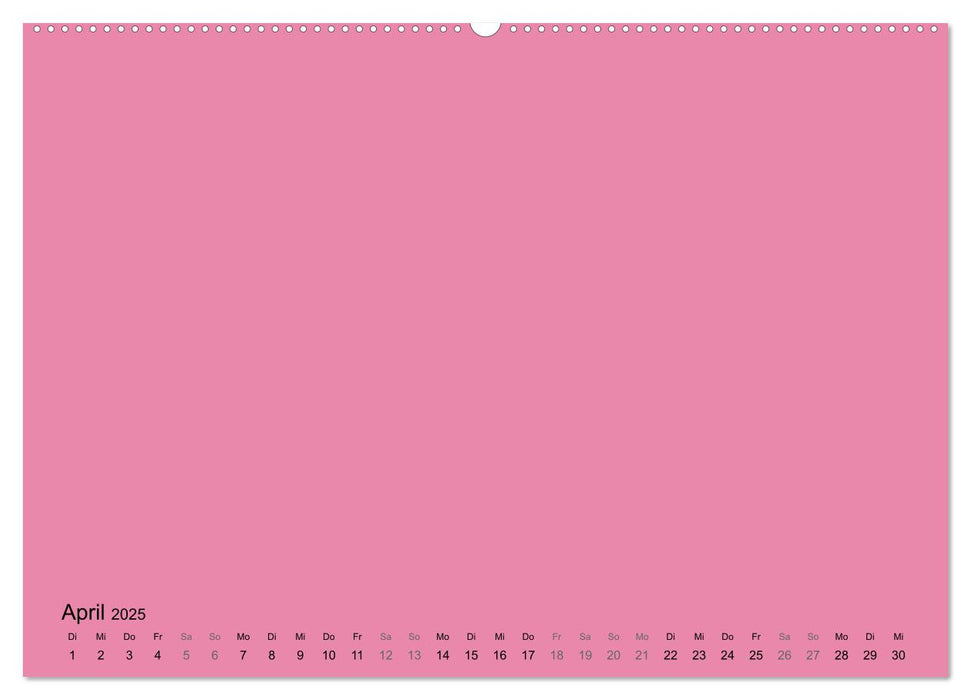 DIY Bastel-Kalender -Warme Pastell Farben- Zum Selbstgestalten (CALVENDO Premium Wandkalender 2025)