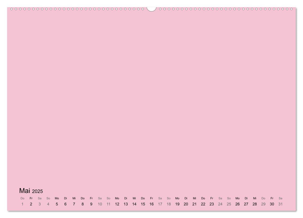 DIY Bastel-Kalender -Warme Pastell Farben- Zum Selbstgestalten (CALVENDO Premium Wandkalender 2025)