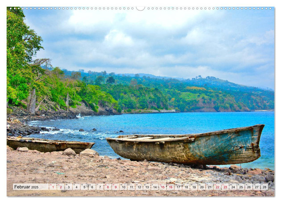 São Tomé - Inselparadies am Äquator (CALVENDO Premium Wandkalender 2025)