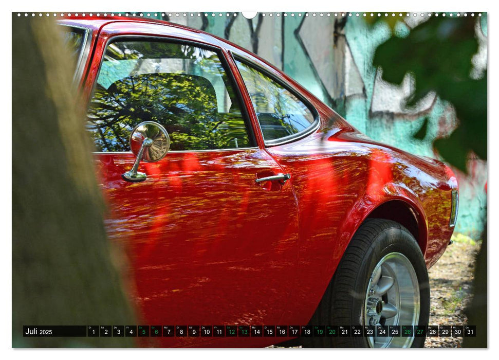 Opel GT 1900 AL Eine deutsche Sportwagenlegende (CALVENDO Premium Wandkalender 2025)