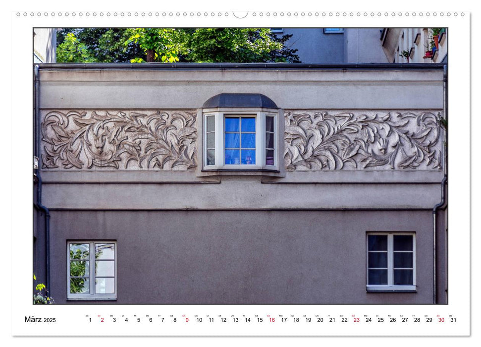 Fassadenkunst im Roten Wien (CALVENDO Premium Wandkalender 2025)