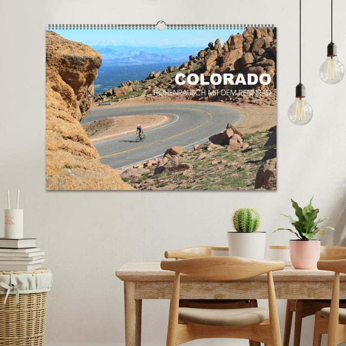 Colorado - Höhenrausch mit dem Rennrad (CALVENDO Wandkalender 2025)