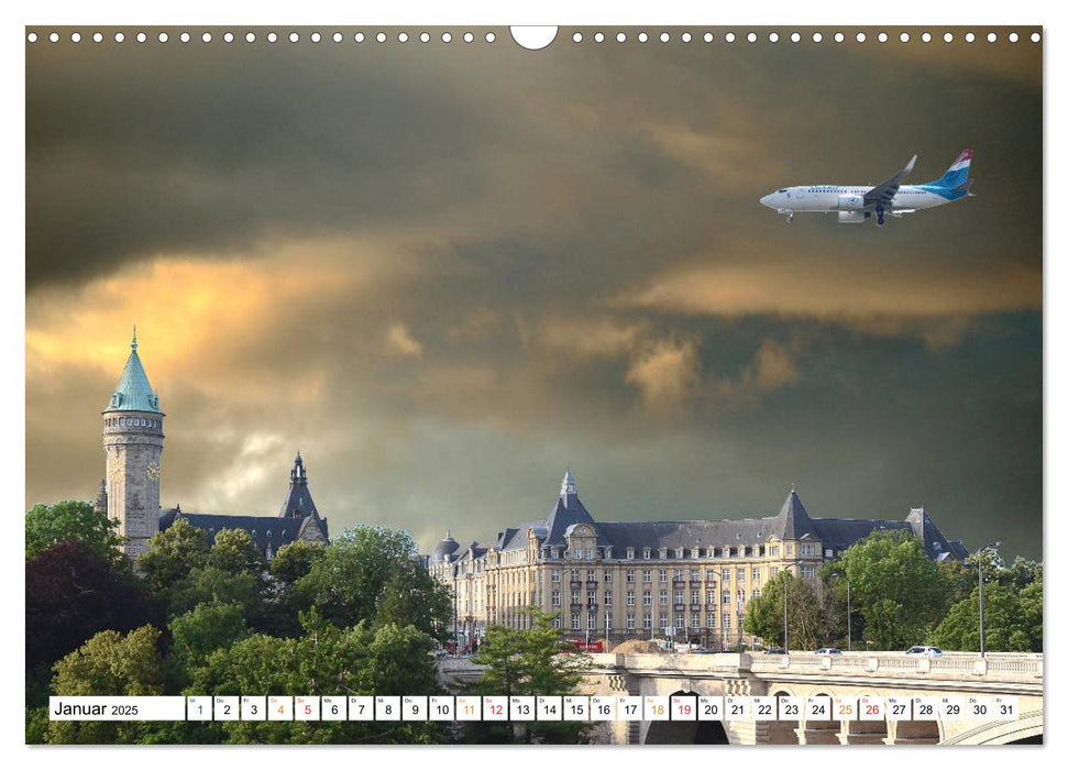 Luxemburg Stadt eine Oase zum Wohlfühlen (CALVENDO Wandkalender 2025)