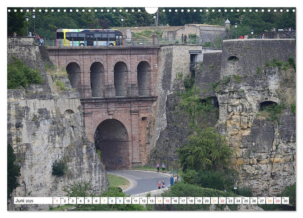 Luxemburg Stadt eine Oase zum Wohlfühlen (CALVENDO Wandkalender 2025)