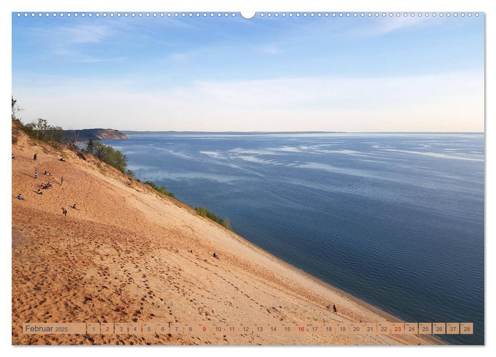 Lake Superior & Lake Michigan (CALVENDO Premium Wandkalender 2025)