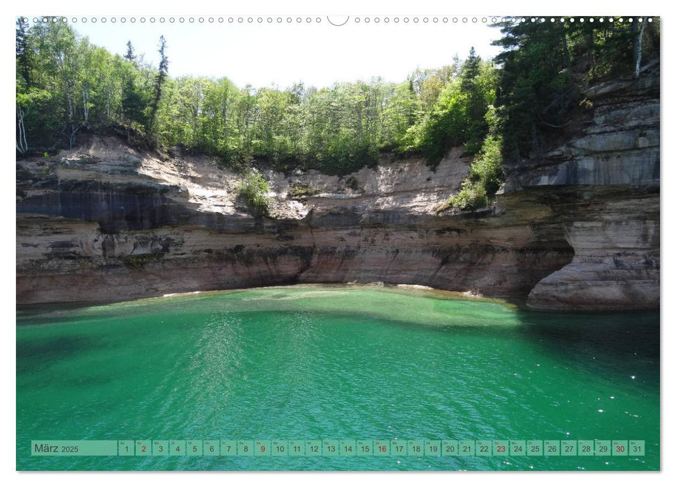 Lake Superior & Lake Michigan (CALVENDO Premium Wandkalender 2025)