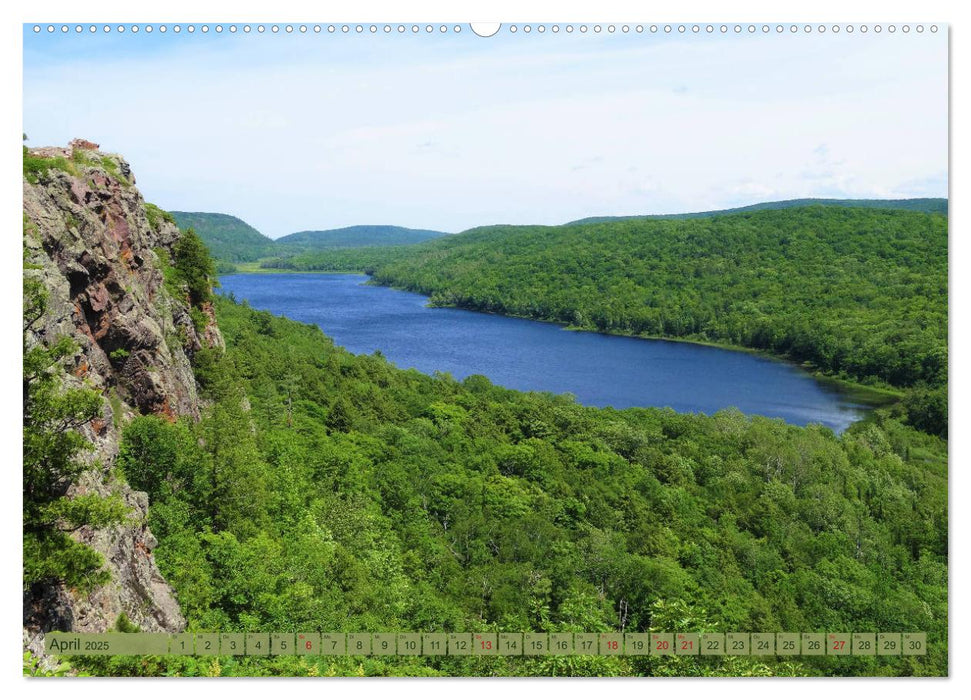 Lake Superior & Lake Michigan (CALVENDO Premium Wandkalender 2025)