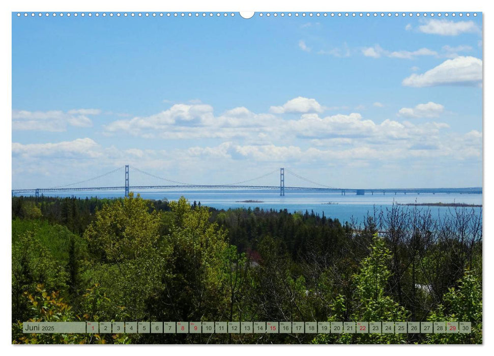 Lake Superior & Lake Michigan (CALVENDO Premium Wandkalender 2025)