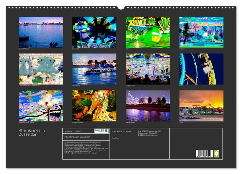 Rheinkirmes in Düsseldorf (CALVENDO Wandkalender 2025)