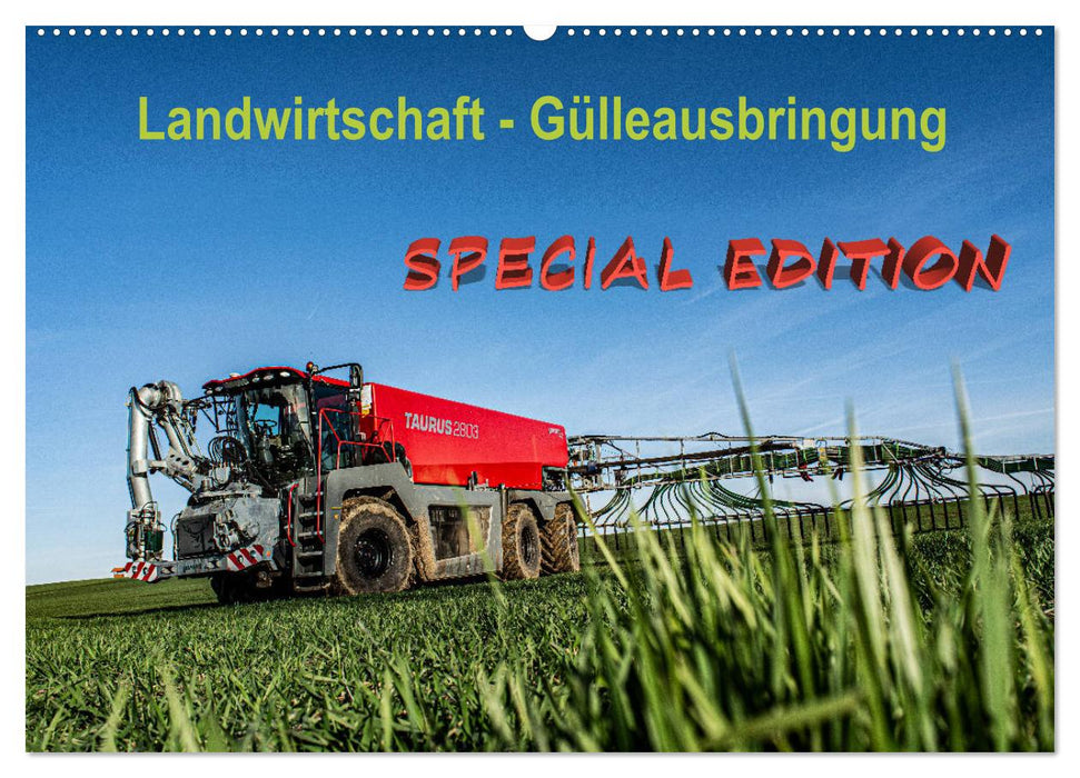 Landwirtschaft - Gülleausbringung (CALVENDO Wandkalender 2025)