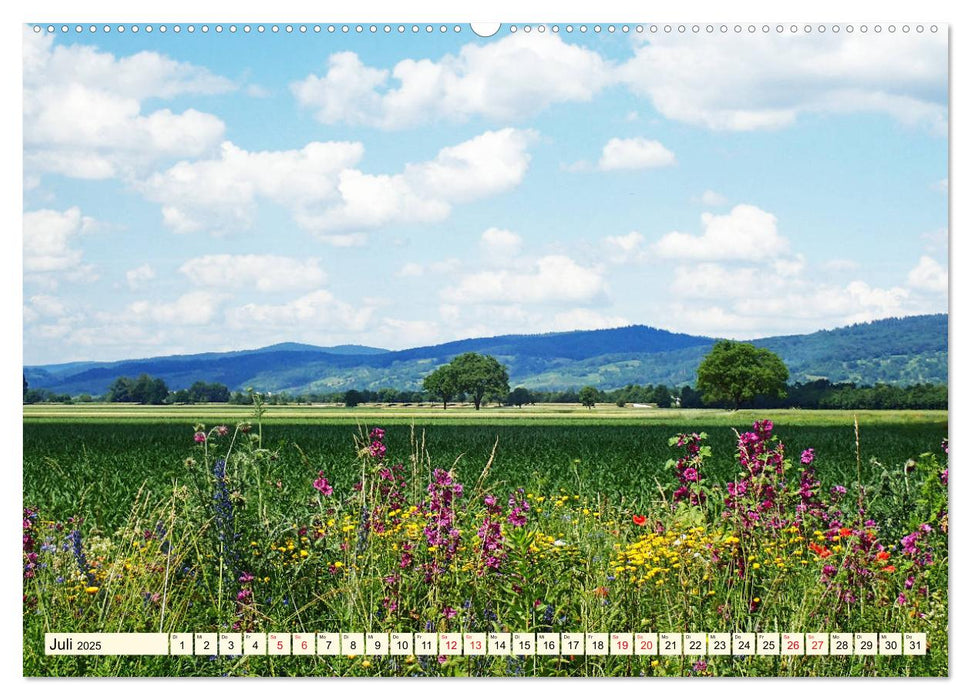 Die Bergstraße - Sehenswerte Städte, Natur und weite Ausblicke (CALVENDO Premium Wandkalender 2025)