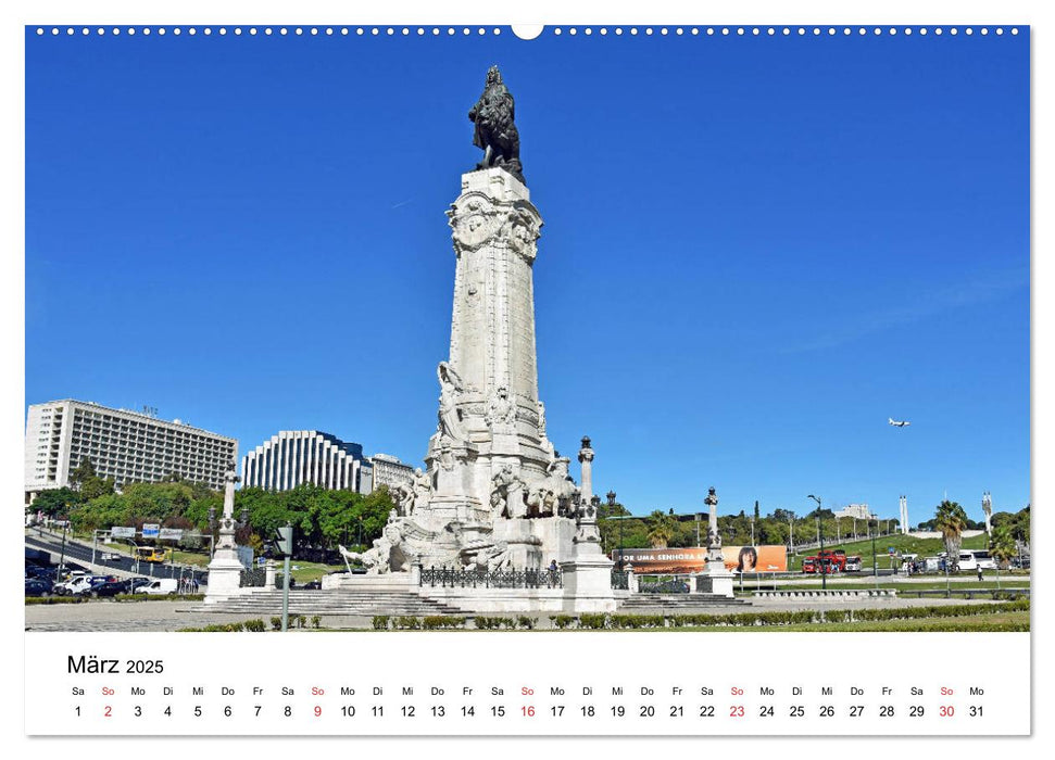 LISSABON und die Atlantikküste (CALVENDO Premium Wandkalender 2025)