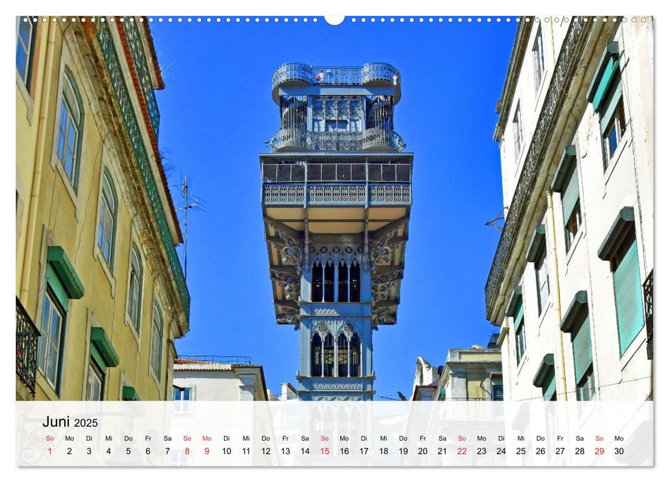 LISSABON und die Atlantikküste (CALVENDO Premium Wandkalender 2025)