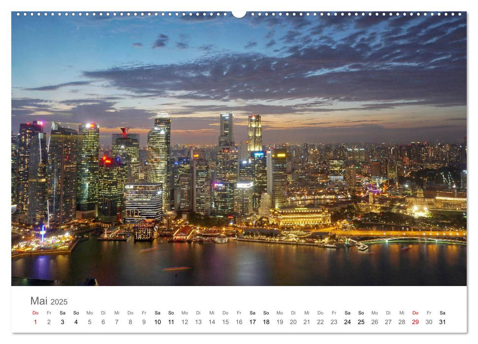 Singapur (CALVENDO Premium Wandkalender 2025)