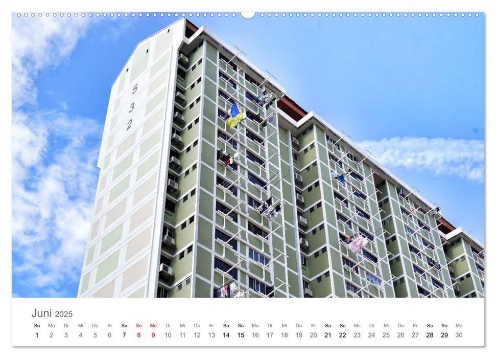 Singapur (CALVENDO Premium Wandkalender 2025)