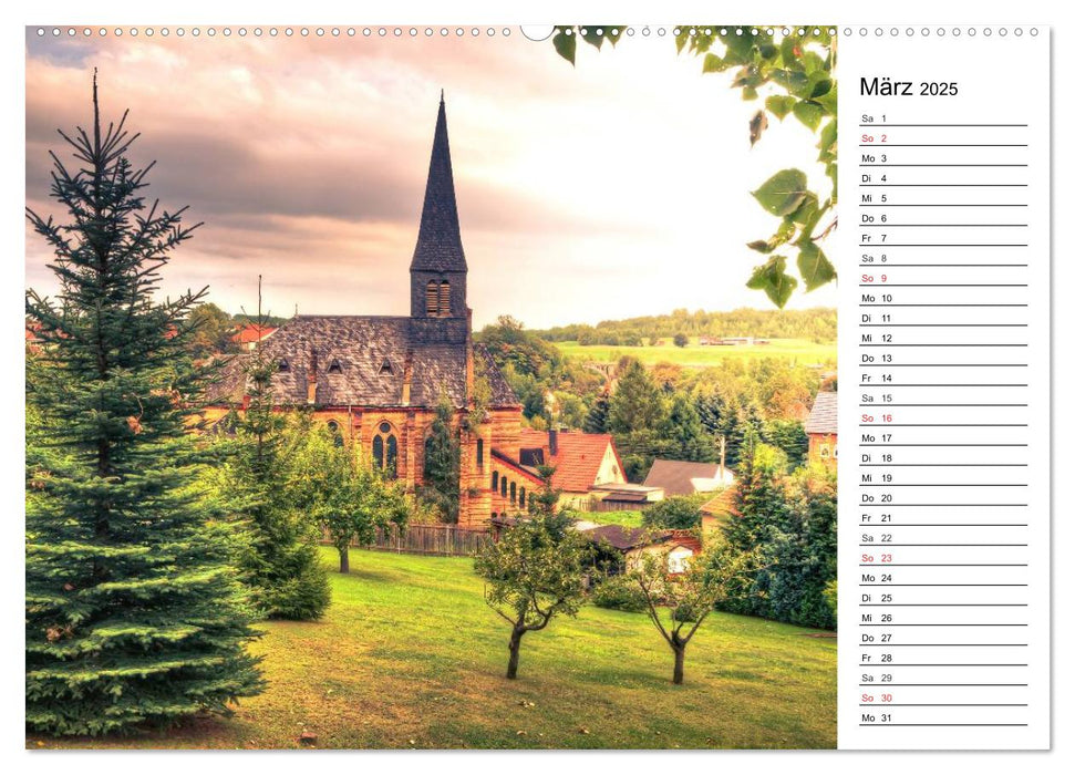 Die Stadt Hettstedt (CALVENDO Premium Wandkalender 2025)